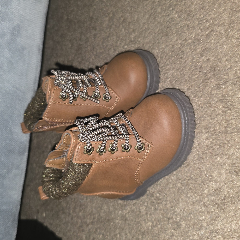 Brown Kids Boots